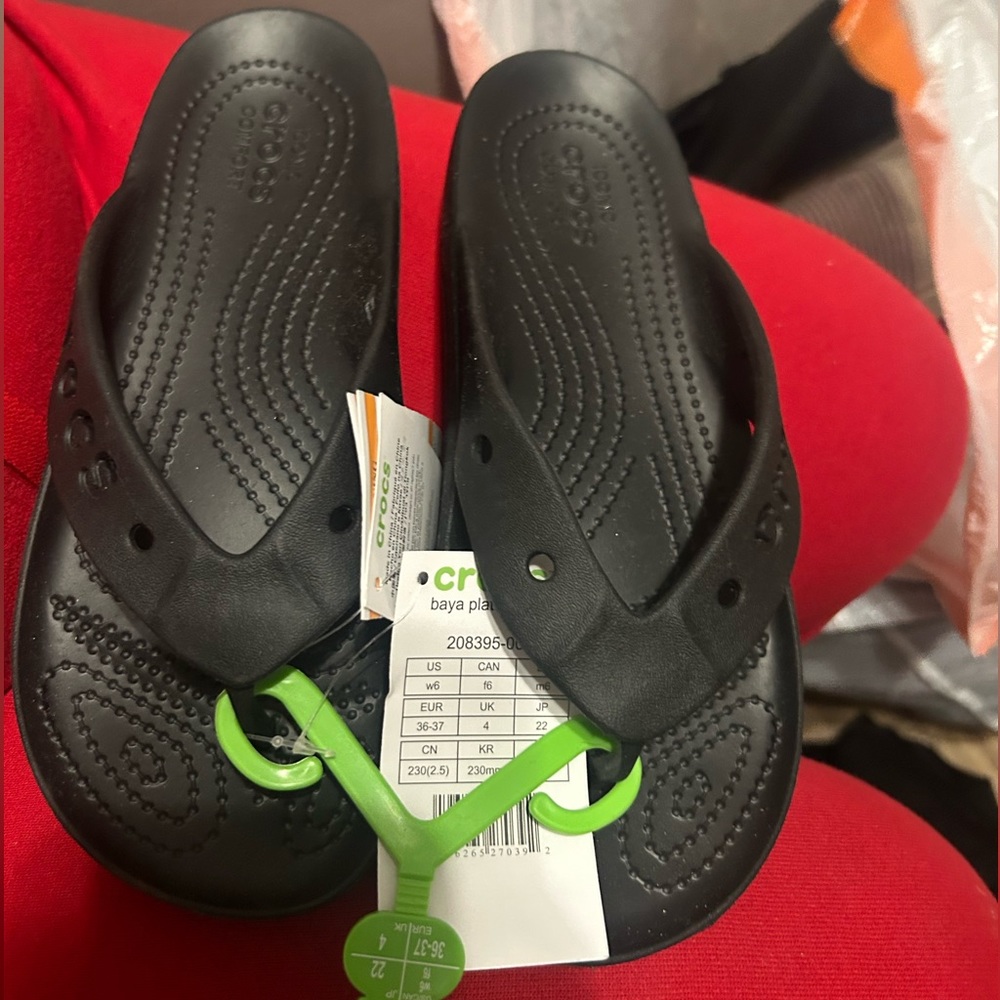 Croc sandals